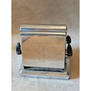 Vintage Dominion Electrical Model No. 1109 Art Deco Toaster 1930s Untested